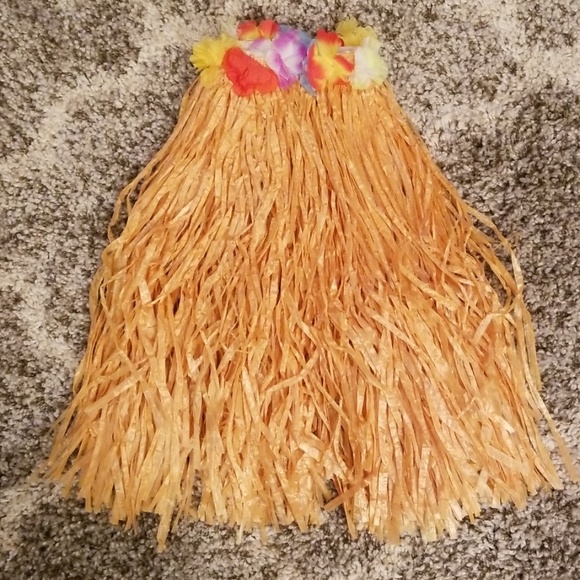 Handmade Costumes Kids Grass Skirt Luau Hula Hawaiian Party Poshmark